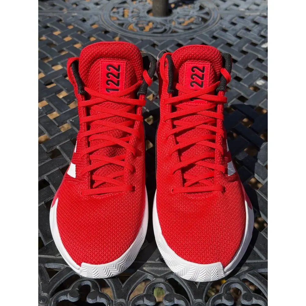 ADIDAS Basketball Pro Bounce Madness Size 8 Active Red 2019 RARE BB9237 NWT